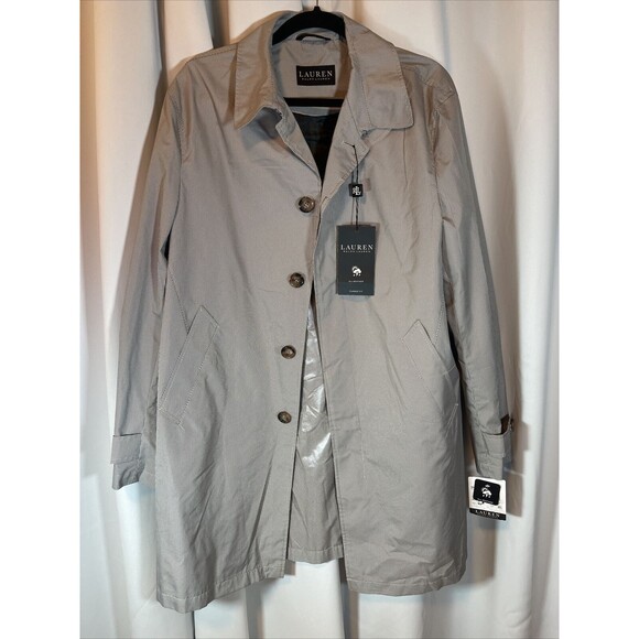 Ralph Lauren Mens All Weather Classic Fit Stanza Coat Sm Checkered Sz 40R New - Picture 1 of 9